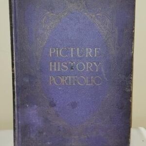 Antique Large 1923 New York Times Picture History Portfolio 16 x 7 Inches Men